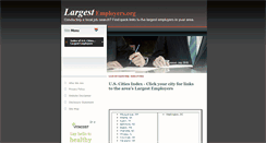 Desktop Screenshot of largestemployers.org