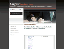 Tablet Screenshot of largestemployers.org